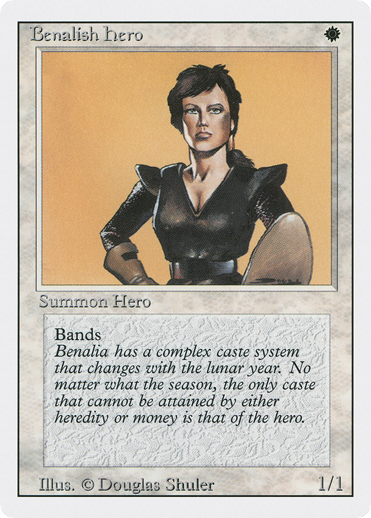Benalish Hero (3ED-004) - Revised Edition