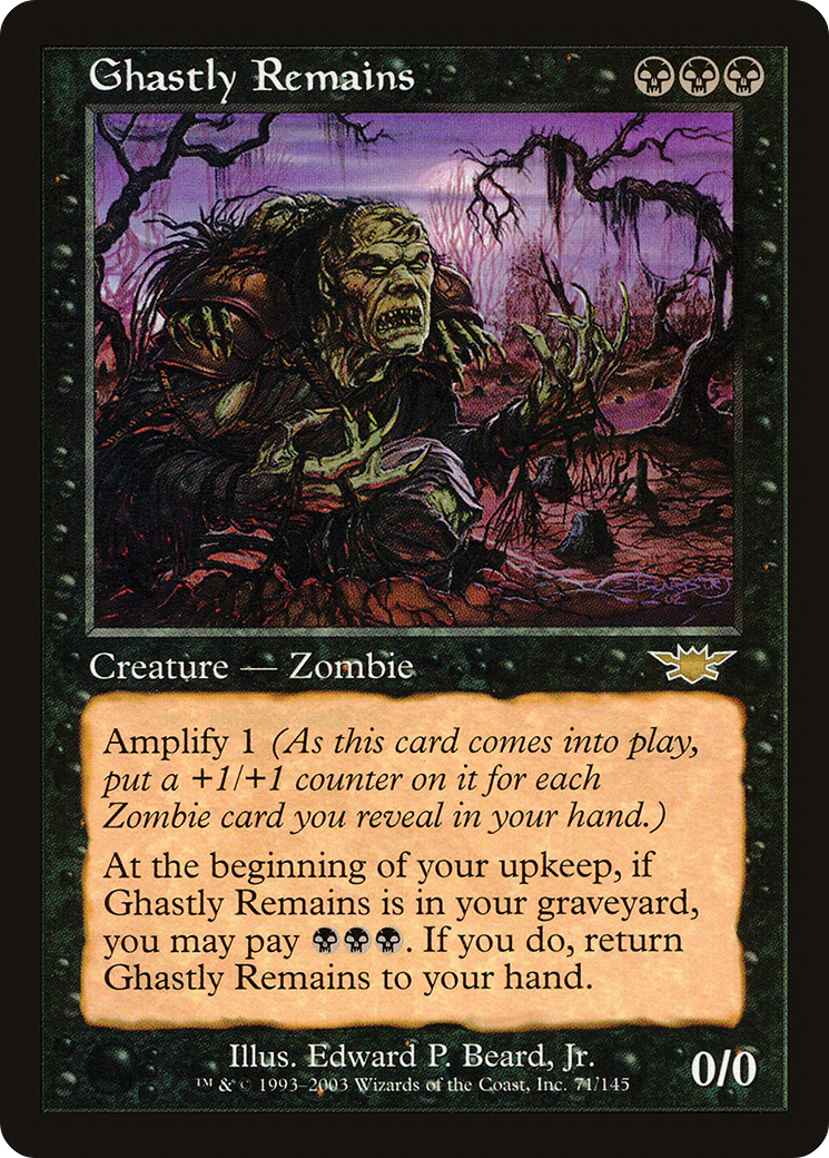 Ghastly Remains (LGN-071) - Legions Foil