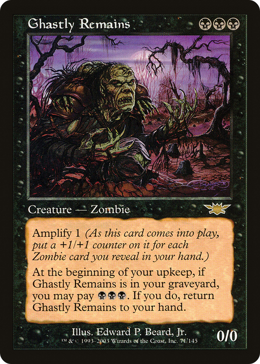 Ghastly Remains (LGN-071) - Legions Foil