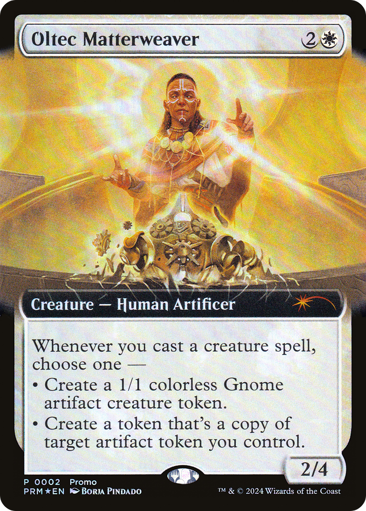 Oltec Matterweaver (Extended Art) (LARP-012) - Wizards Play Network 2024: (Extended Art) Foil