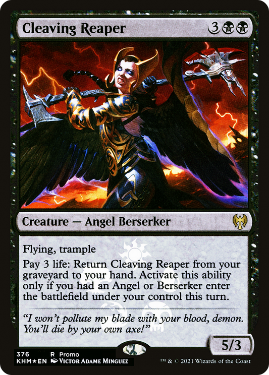 Cleaving Reaper (MEDIA-376★) - Kaldheim Promos Foil