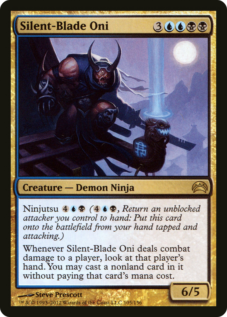 Silent-Blade Oni (PC2-105) - Planechase 2012