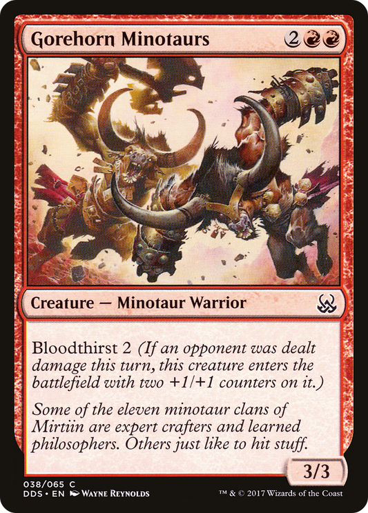 Gorehorn Minotaurs (DDS-038) - Duel Decks: Mind vs. Might