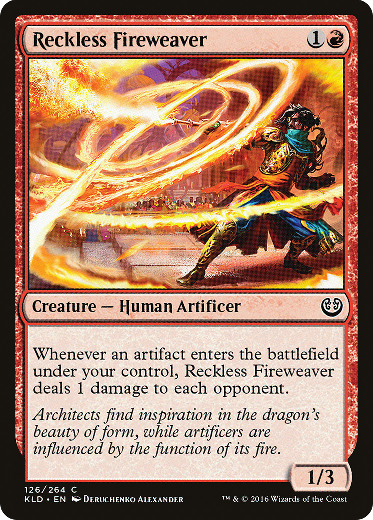 Reckless Fireweaver (KLD-126) - Kaladesh