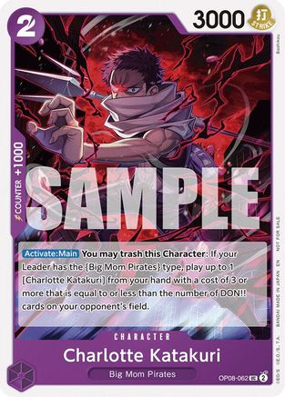 (OP08-062) Charlotte Katakuri (Tournament Pack 2025 Vol. 3) - One Piece Promotion Cards Normal