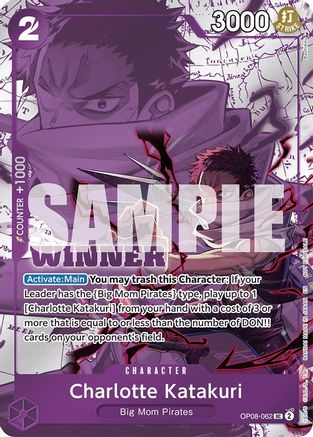 (OP08-062) Charlotte Katakuri (Winner Pack 2025 Vol. 3) - One Piece Promotion Cards Foil