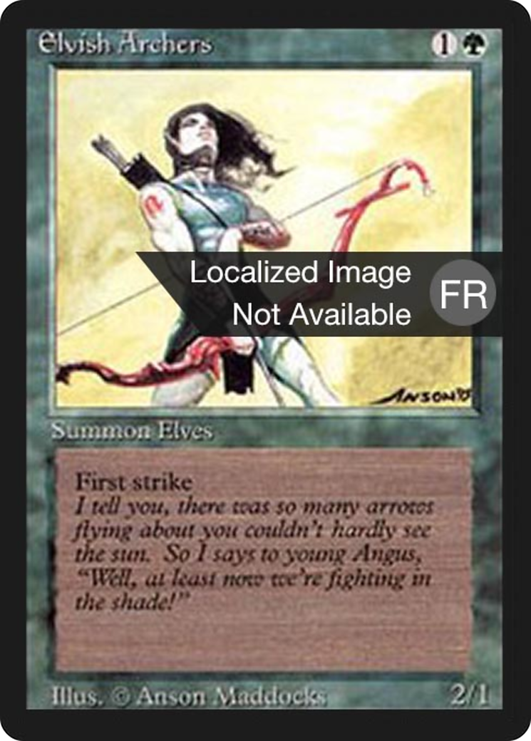 Elvish Archers (FBB-193) - Foreign Black Border