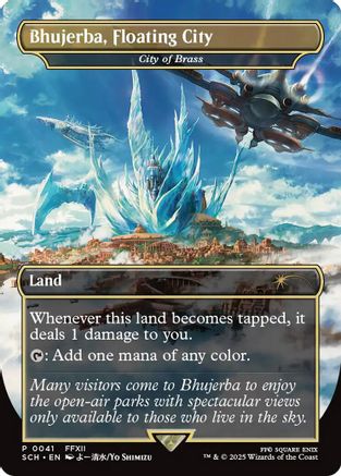 Bhujerba, Floating City - City of Brass (GAME-041) - Game Day & Store Championship Promos Foil