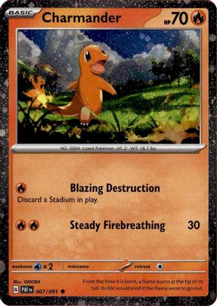 Charmander (Cosmos Holo) (7/091) - Miscellaneous Cards & Products Holofoil - Common