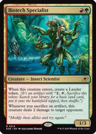 Biotech Specialist  (EOE-214) - Edge of Eternities Foil