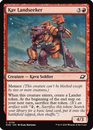 Kav Landseeker  (EOE-138) - Edge of Eternities Foil