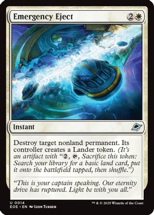 Emergency Eject  (EOE-014) - Edge of Eternities Foil