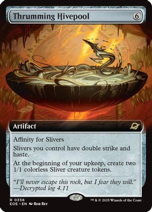 Thrumming Hivepool (Extended Art)  (EOE-356) - Edge of Eternities