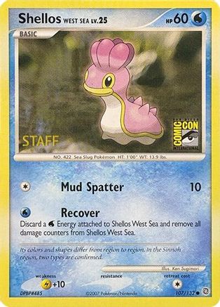 Shellos West Sea (SDCC 2007 Staff) 107 - Miscellaneous Cards & Products Normal - Common