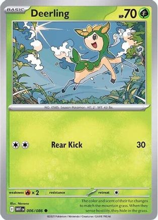 Deerling (6/086) - SV White Flare  - Common