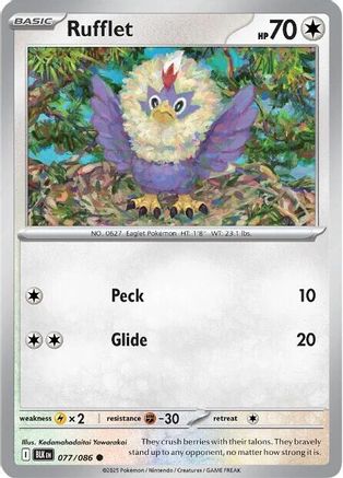 Rufflet (77/086) - SV Black Bolt  - Common