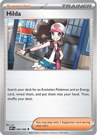 Hilda (84/086) - SV White Flare Reverse Holofoil - Uncommon