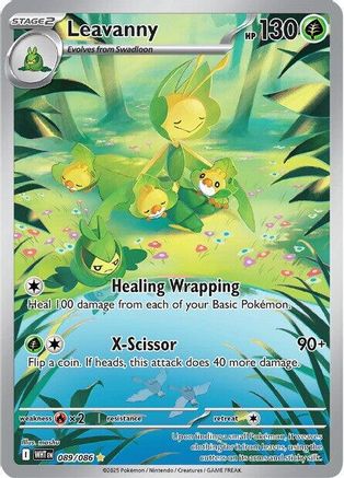 Leavanny (89/086) - SV White Flare Holofoil - Illustration Rare