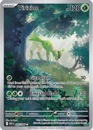 Virizion (95/086) - SV White Flare Holofoil - Illustration Rare