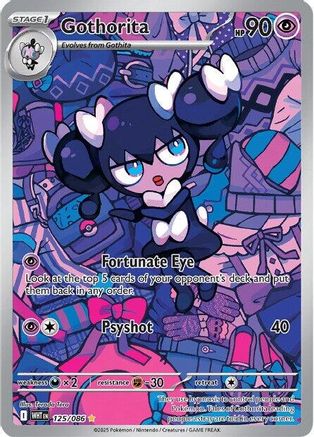 Gothorita (125/086) - SV White Flare Holofoil - Illustration Rare