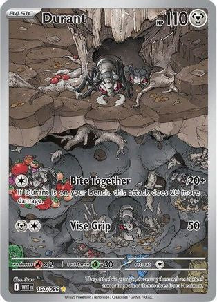 Durant 150/086 - SV White Flare Holofoil - Illustration Rare