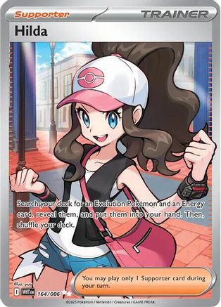Hilda (164/086) - SV White Flare Holofoil - Ultra Rare