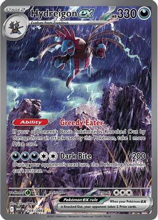 Hydreigon ex (169/086) - SV White Flare Holofoil - Special Illustration Rare