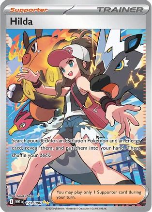 Hilda (171/086) - SV White Flare Holofoil - Special Illustration Rare