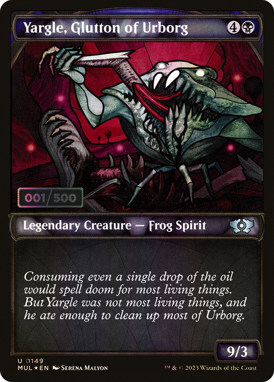 Yargle, Glutton of Urborg (MUL-149Z) - Multiverse Legends: (Showcase) Foil