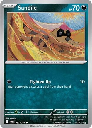 Sandile (57/086) - SV Black Bolt  - Common
