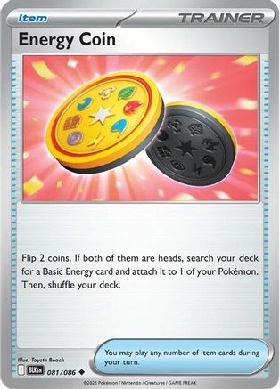 Energy Coin 081/086 - SV Black Bolt Reverse Holofoil - Uncommon