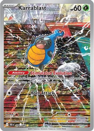 Karrablast (94/086) - SV Black Bolt Holofoil - Illustration Rare