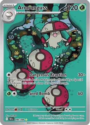 Amoonguss (96/086) - SV Black Bolt Holofoil - Illustration Rare