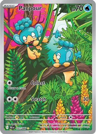 Panpour (101/086) - SV Black Bolt Holofoil - Illustration Rare