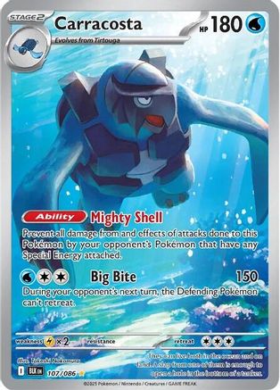 Carracosta (107/086) - SV Black Bolt Holofoil - Illustration Rare