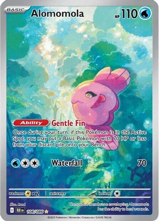 Alomomola (108/086) - SV Black Bolt Holofoil - Illustration Rare