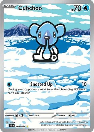 Cubchoo (109/086) - SV Black Bolt Holofoil - Illustration Rare