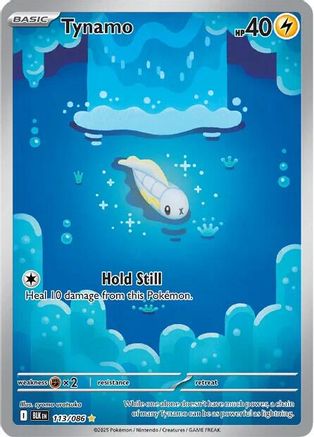 Tynamo (113/086) - SV Black Bolt Holofoil - Illustration Rare