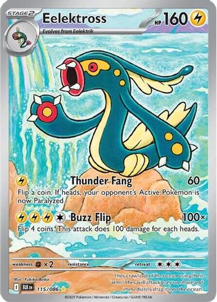 Eelektross 115/086 - SV Black Bolt Holofoil - Illustration Rare