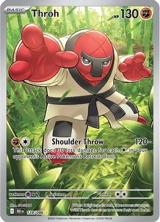 Throh (128/086) - SV Black Bolt Holofoil - Illustration Rare