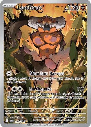 Landorus (131/086) - SV Black Bolt Holofoil - Illustration Rare
