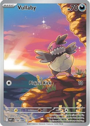 Vullaby (144/086) - SV White Flare Holofoil - Illustration Rare
