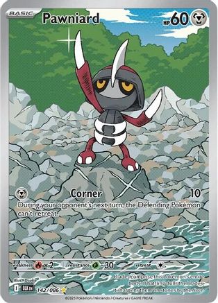 Pawniard (142/086) - SV Black Bolt Holofoil - Illustration Rare