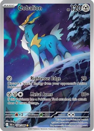 Cobalion (144/086) - SV Black Bolt Holofoil - Illustration Rare