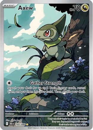 Axew (145/086) - SV Black Bolt Holofoil - Illustration Rare