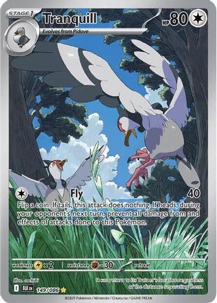 Tranquill (149/086) - SV Black Bolt Holofoil - Illustration Rare