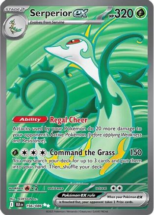 Serperior ex (156/086) - SV Black Bolt Holofoil - Ultra Rare