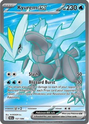 Kyurem ex (157/086) - SV Black Bolt Holofoil - Ultra Rare