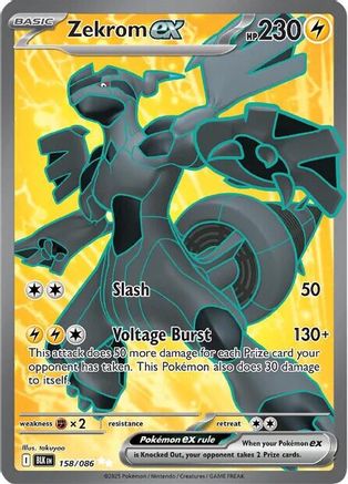 Zekrom ex (158/086) - SV Black Bolt Holofoil - Ultra Rare