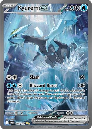 Kyurem ex (165/086) - SV Black Bolt Holofoil - Special Illustration Rare